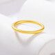 Hanjin Palace Pure Gold 999 Pure Gold Ring Sansheng III Ring for Men and Women Gold-plated Valentine's Day Gift (Pure Gold 999) No. 10 Ring 1g
