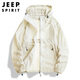 JEEP SPIRIT Jeep sun protection clothing men's summer anti-UV jacket ice silk breathable thin outdoor fishing sun protection clothing