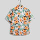 Fashionable floral shirt suit summer beach shirt men's short-sleeved shorts suit seaside vacation printed shirt North Garden T3338 color 3XL