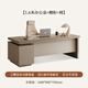 Mu Zhixiao desk boss desk office modern simple office furniture single executive desk president manager supervisor desk 1.6 meters desk + chair