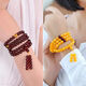 Fat Donglai's same style beeswax bracelet with 108 Buddhist beads, chicken oil yellow old honey, extra large 12mm beeswax with 108 beads per string