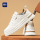 Heilan House men's shoes autumn breathable soft sole heightening shoes men's classic sneakers men's casual shoes sports white shoes sweaty feet shoes white rice dumpling punching style 225 41
