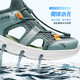 ANTA Children's Sandals Men's and Women's Shoes 2025 Summer New Breathable Water and Land Tracing Shoes Beach Shoes Men's Sage Green/Fish Eye Green-5 30