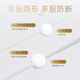 Luolanmei (LUOLANMEI) ultra-fine flat silk elastic thread crystal bracelet rope beaded bracelet with beads Wenwan beef tendon beads special wear-resistant white 0.2mm (about 80 meters) No Specifications