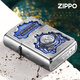 ZIPPO打火机 zippo正版海洋生物环保系列创意贴章防风煤油火机男士礼物 北极熊DY9905TZ