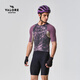 VALORE MONTON summer breathable quick-drying road bicycle AOE cycling jersey dark outdoor dark floral black short top 2XL