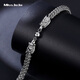 Miss JuJu Domineering Platinum Double Dragon Bead Bracelet Men's pt950 Platinum Double Dragon Head Dragon Bone Bracelet All Specifications are based on the actual weight and the amount will be refunded if the amount is less.
