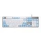 Logitech (G) K845 wired mechanical keyboard, backlit green and black tea shaft desktop computer game office typing e-sports lol K845 mechanical keyboard + pink lover keycap new original authentic red shaft-[Game player recommendation] No 104 keys standard