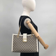 古驰（GUCCI）【618】Padlock系列GG女士单肩包女包 米色/乌木色白边479197KHNKG9761