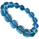Rushuang natural ice species aquamarine single bead blue gemstone bracelet loose bead blue bracelet for women multi-treasure round bead accessories pendant for men 7A collection grade 6MM with holes