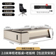 Guiqiu boss desk light luxury high-end young president executive desk desk and chair combination simple modern executive manager desk gold 2-meter single cabinet boss desk + boss chair