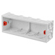 International electrician type 86 type 118 concealed surface mounted general cassette bottom box concealed line bottom box panel switch box socket bottom box cassette 86 surface mounted bottom box white