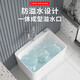 Kohler balcony mop pool ceramic household bathroom floor-standing mop pool mop pool floor mop bucket floor basin trough pool 595 with overflow mop pool + silver spray gun dragon