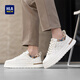 Heilan House men's shoes autumn breathable soft sole heightening shoes men's classic sneakers men's casual shoes sports white shoes sweaty feet shoes white rice dumpling punching style 225 41