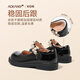 Aokang Children's Shoes Girls' Leather Shoes Soft Sole 2025 Spring New Little Girls Mary Jane Princess Shoes Fashionable Girls' Shoes