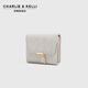 CHARLIE&KELLI brand small c&k women's coin purse card bag mini storage small bag 2025 new shoulder bag for women gray Bakura Sufa brand gift bag