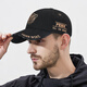 Colorful large head circumference hat men's trendy baseball cap men's embroidery couple Korean curved brim face-showing small duck cap men's hat women