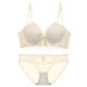 Triumph Pure Desire Sweetheart Set Push-up Bra for Women with Small Breasts, Flat Breasts, Large Upper Supports, Anti-sagging Sexy Lace Latex Bra, Gardenia White Underwear, One Size Fits All 80-120Jin Jin equals 0.5kg x 75/34A
