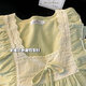 FHHUABD Integrierter Pyjamas für Frauen, lange Ärmelton-Frühling und Herbst 2024 Neues Prinzessin-Stil Sweet Home Clothes 9923 Frauen-Aprikosenfarbe (mit Brustpad) 2xl [vorgeschlagenes Gewicht 140-160 Jin [Jin gleich 0,5 kg]].