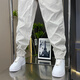 Pantalones de trabajo de Fertisson Meng para el verano de hombres delgados cómodos de gama alta de alta gama de alta gama de alta gama Pantalones sueltos de hombres 692 Black 33 (recomendado 145-160Jin [Jin iguala 0.5 kg])