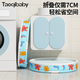 taoqibaby baby swimming bucket household foldable bath bucket baby can sit and lie down large bath bucket [extra large installation-free] foldable bath bucket - blue