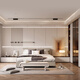 Lin's Home Whole House Customized Home Wardrobe Customized Bedroom Customized Master Bedroom Wardrobe Light Luxury Large Cloakroom Cabinet Combination Customized Gold