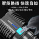 LED strong light flashlight zoom long-range ultra-high endurance outdoor multi-function searchlight outdoor emergency long-range strong light flashlight quad-core wick-high brightness
