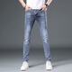 Falamone Armani Light Luxury Jeans Men 2025 Printemps et été mince Pieds élastiques et décontractés Version coréenne haut de gamme MK9901 30