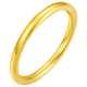 Laomiao gold ring women's foot gold plain ring small gram heavy gold ring tail ring gift for girlfriend and wife holiday gift 16# about 0.43g (plain ring style)
