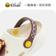B.Duck Little Yellow Duck Children's Shoes Children's Croc Shoes Cartoon Boys Garden Shoes Girls Cute Sandals 5986 White 28