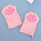 Pet towel glove type dog and cat special quick-drying water-absorbent cleaning towel cat bath towel pet supplies blue pair thickened coral velvet skin-friendly and water-absorbent
