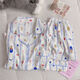 Rongxitu (RONGXITU) cloud cotton pajamas for women in spring and autumn Japanese cartoon bear long-sleeved home clothes for outdoor wear 826# blue striped winnie bear 175 L