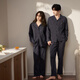 Mrs. Slee Sleep TIGHT couples pajamas spring and autumn women's pure cotton long-sleeved 2025 new light luxury high-end temperament men can wear home clothes M1714-women's M
