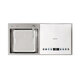 Merkfield crushed residue sink dishwasher household embedded countertop stainless steel inner cavity ultrasonic cleaning tableware high temperature steam washing hot air drying white single tank stainless steel inner cavity + crushed residue (water outlet on the right)
