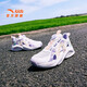 ANTA Children's Sandals Men's and Women's Big Children's Shoes 2025 Summer New Overbearing Frame Shoes Sports Shoes Baotou Beach Sandals Girls White/Yangxu Purple-6 33