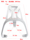 Wanqinshan es adecuado para Emma Engine Max Phaeton A723 Marco de cola de vehículo eléctrico Daqiao Battery Trunk Frame Backrest ALA TRAVER ALA PEQUEÑO SEPORTE PEQUEÑO (Agujero ancho 1955)