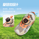 ANTA Children's Sandals Boys' Beach Shoes 2024 Summer New Baotou Breathable Outdoor Physical Education Class Knob Button Soft Sole Shoes Charlotte Gray/Grain Beige/Lighthouse Orange-1 28 Size
