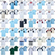 
Xin Yueqing Children's POLO shirt summer primary and secondary school uniform white junior high school class uniform boys and girls college short-sleeved T-shirt 9901 light blue T-shirt with white collar WH 180 adapt to height 180 weight 150 Jin [Jin equals 0.5 kg]
