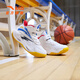 ANTA CHILES's Sports Shoes para niños y zapatos de baloncesto para niños y niños 2025 Primavera y otoño Nuevo choque de choque de choque RESISTANTE RESISTENTE CAPACIONES DE ENTRENAMIENTO DISPORTE