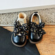 S.SOFEA [683 personas coleccionan] zapatos de cuero pequeños para niños 2025 Versión coreana de primavera y otoño de los zapatos de princesa de niñas Soft Sole informal Brown 24 Inner Longitud 14.8 cm