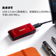 Kingston 2TB USB3.2 Gen 2 Мобильный сплошной диск (PSSD) XS1000 Скорость трансмиссии 1050 МБ/с легкий и стильный компьютер внешний соединение Мобильное соединение Прямое подключение красное красное