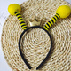 XPEL Cute Cartoon Bee Headband Super Cute Insect Hairpin Funny Photo Show Props Outing Sweet Headband Women Yellow Crown Pattern Headband 1 Pack