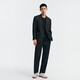 PEACEBIRD Men's Western Open-stitch Suit Suit Men's Gentle Fashion Casual Suit Casual Jacket Suit Pants (Straight) 2XL