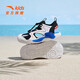 ANTA Children's Sandals Men's and Women's Shoes 2025 Summer New Baotou Breathable and Comfortable Soft Sole Outdoor Shoes Men's Black/Anta White 9906H-3 28