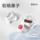 Shepherd Boy Soft Hug Chaussures 2025 Été Nouveau style garçon Soft Sole Baby Step Shoes Front Chaussures Hollow Toddler Baby Sandales pour filles Xiaoguohong 16 chaussures avec longueur intérieure 12,5 cm / Convient pour la longueur du pied 12,2 cm