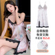 Langsha summer ice and snow silk sexy nightgown for women with breast pad pure sleeveless suspender skirt thin cool home skirt A11964 M women's style