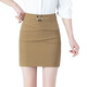 S.SOFEA high waist short skirt makes you look slim and versatile professional black black 9906 2XL 120-130Jin [Jin equals 0.5 kg]