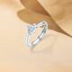 Saturday Fortune (ZLF) pt950 platinum ring women's love protection classic love four-claw ring as a gift for girlfriend No. 12-3.73g