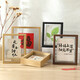 Aimohu A4 photo frame double-sided transparent plant specimen photo frame display framed walnut color