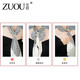 Zuoou rhinestone flower corner knotted buckle, dual-purpose scarf buckle, simple accessory, exquisite versatile cardigan anti-exposure button, cat's eye diamond flower